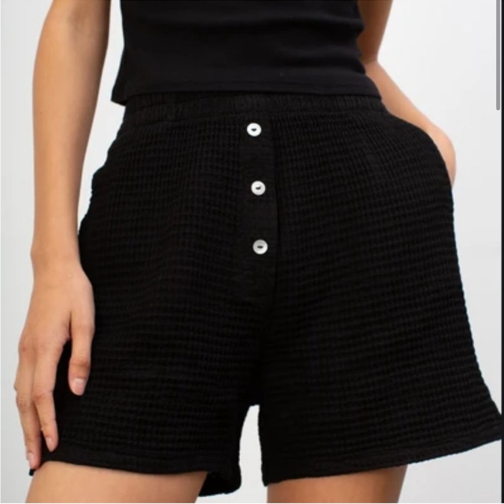 DONNI Waffle Short - Jet - Small